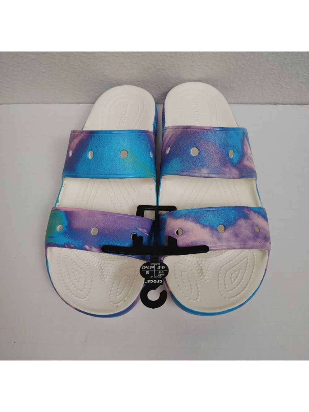 NEW Classic Solarized Tie Dye Crocs Sandals Mens/Womens 12